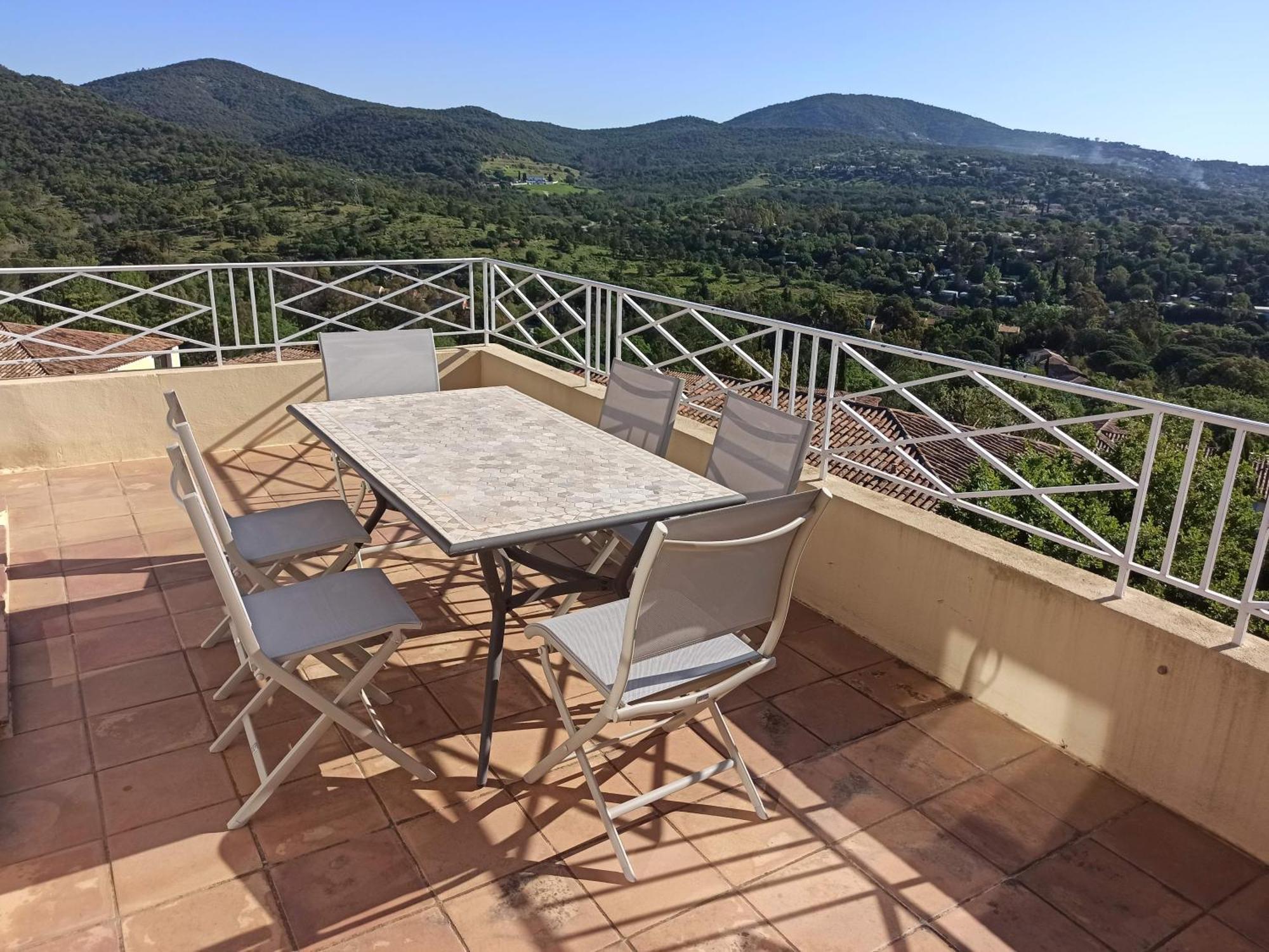 Les Restanques, Bastides Vue Golfe Saint Tropez Apartman Grimaud Kültér fotó