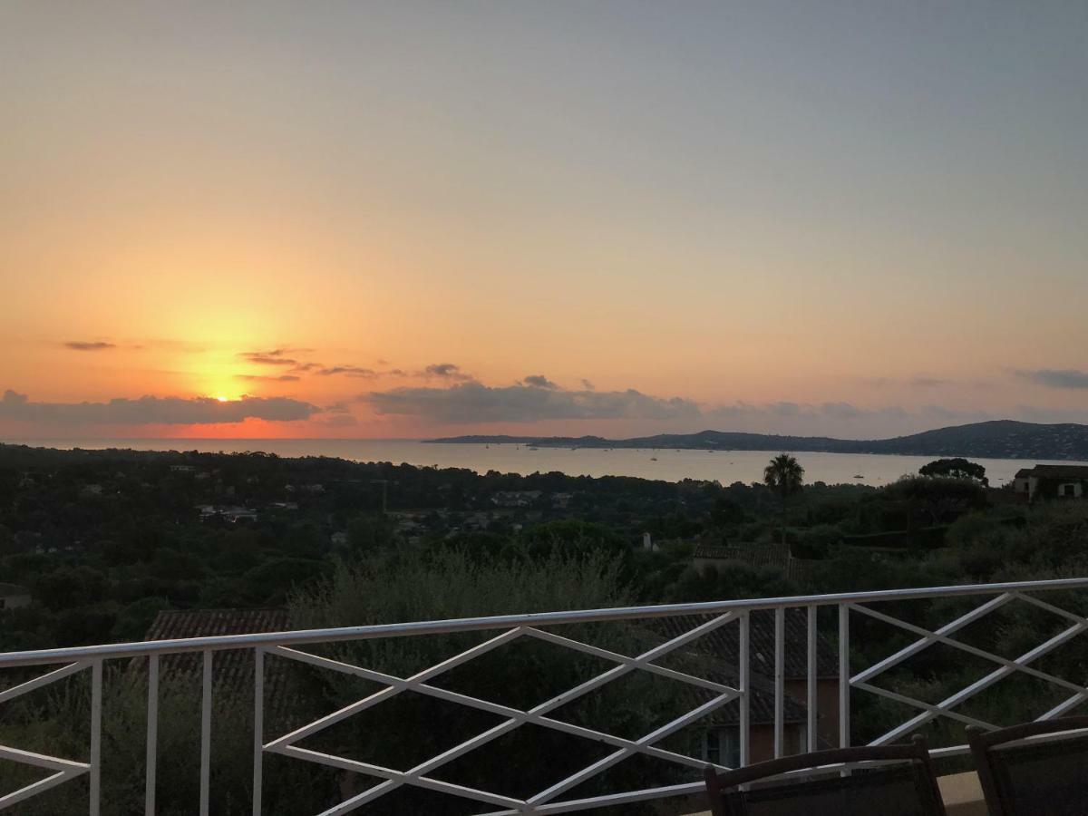Les Restanques, Bastides Vue Golfe Saint Tropez Apartman Grimaud Kültér fotó